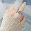 Inel Fulg de nea emerald